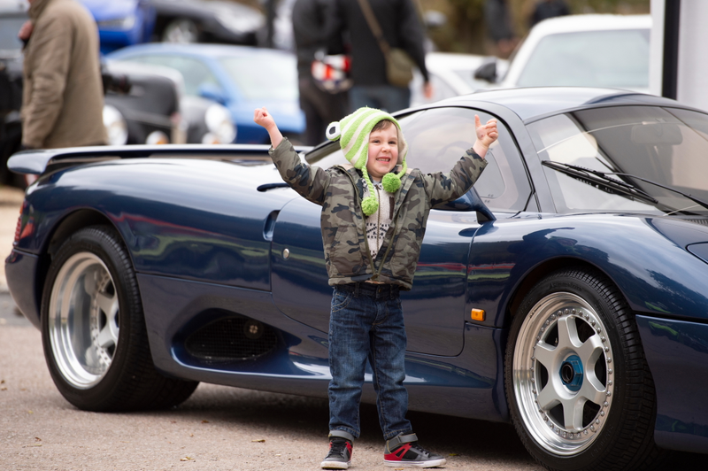 Yes, that’s a Jaguar XJR-15 and you can get that close to the cars in there.